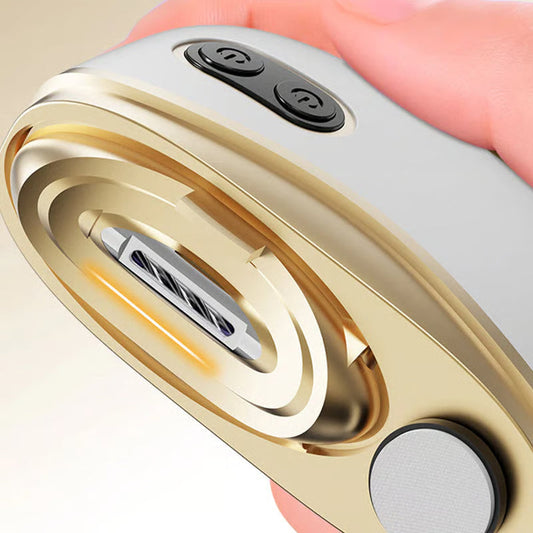 ๐
2-IN-1 ELECTRIC NAIL KIT - Rechargeable & Waterproof, Professional Manicure/Pedicure Set with 6 Attachments for Home Use ๐ ๐ง