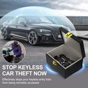 Samfolk Faraday Box with Faraday Bags for Car Keys, Car Key Signal Blocking Box, Keyless Entry Car Key Safe Protector Anti-Theft Shielding Cage (Small)