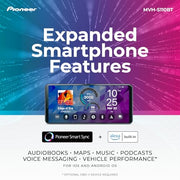 Pioneer MVH-S110BT 1-Din Digital Media Car Stereo with Bluetooth | Digital Media Receiver, USB Input, 50W x 4 Output, AM/FM Radio, iPhone & Android Compatible, Front & SW RCA Output