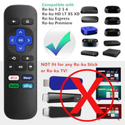 (2 Pack) Replacement Remote for Roku Box Express Player Premiere Control | for Roku 1 2 3 4,NOT for TV or Stick, No Setup Required, Infrared Remote, with User Manual, 4 Shortcuts, ABS Material