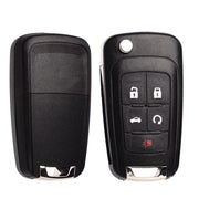 MechanMagic Flip Key Fob Replacement Fits for Chevy Equinox Camaro 2010-2019 Cruze Malibu Impala Sonic GMC Terrain Buick Lacrosse Regal Verano Encore Keyless Entry Remote Control 2 Sets