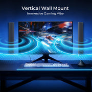 Assistrust Sound Bar for Smart TV, Soundbar with Bluetooth/ARC/Opt/AUX Connect, Auto Volume Boost, 3 Equalizer Modes, 2 in 1 Detachable Soundbar for TV/PC/Gaming/Projectors