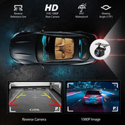 9" Wireless CarPlay Screen with Apple Car Play & Android Auto for Car, OTA Updates, Backup Camera, Bluetooth 5.0, Mirror Link, Voice Control, GPS Navigation, FM, AUX