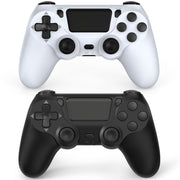 Wuthur 2 Pack Wireless Controller Compatible with PS4 / Pro/Slim (Black & White)