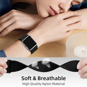 DaQin 3 Pack Stretchy Solo Loop Compatible with Apple Watch Bands Men Women | Soft Nylon Band 49mm 46mm 45mm 44mm 42mm, Braided Elastic Sport Strap for iWatch Series 12 11 10 9 8 7 6 5 4 3 2 1 SE Ultra