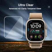 Ailun 3 Pack Screen Protector for Apple Watch Ultra 4/3/2/Ultra [Clear] | 49mm, Tempered Glass Film, Anti-Scratch, High Definition, Touch Sensitive