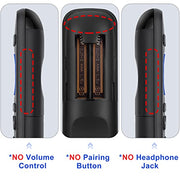 (2 Pack) Replacement Remote for Roku Box Express Player Premiere Control | for Roku 1 2 3 4,NOT for TV or Stick, No Setup Required, Infrared Remote, with User Manual, 4 Shortcuts, ABS Material