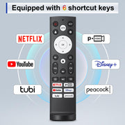 Replacement Remote Control for Hisense Smart Google TV，for Hisense UHD 4K ULED Google TVs
