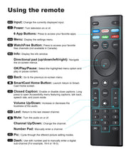 for Vizio smart tv Remote Replacement,Compatible with vizio Smart TV | Compatible with vizio TV D,M,V,Series UHD LED LCD Smart TV