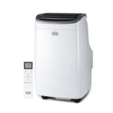 BLACK+DECKER Portable Air Conditioner, 10,000 BTU, BPACT10WT, White | 5,500 BTU SACC for Rooms up to 450 Sq. Ft., 3-in-1 Portable AC, Fan and Dehum with Follow Me Remote Control