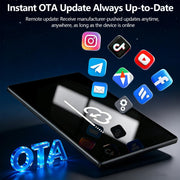 9" Wireless CarPlay Screen with Apple Car Play & Android Auto for Car, OTA Updates, Backup Camera, Bluetooth 5.0, Mirror Link, Voice Control, GPS Navigation, FM, AUX