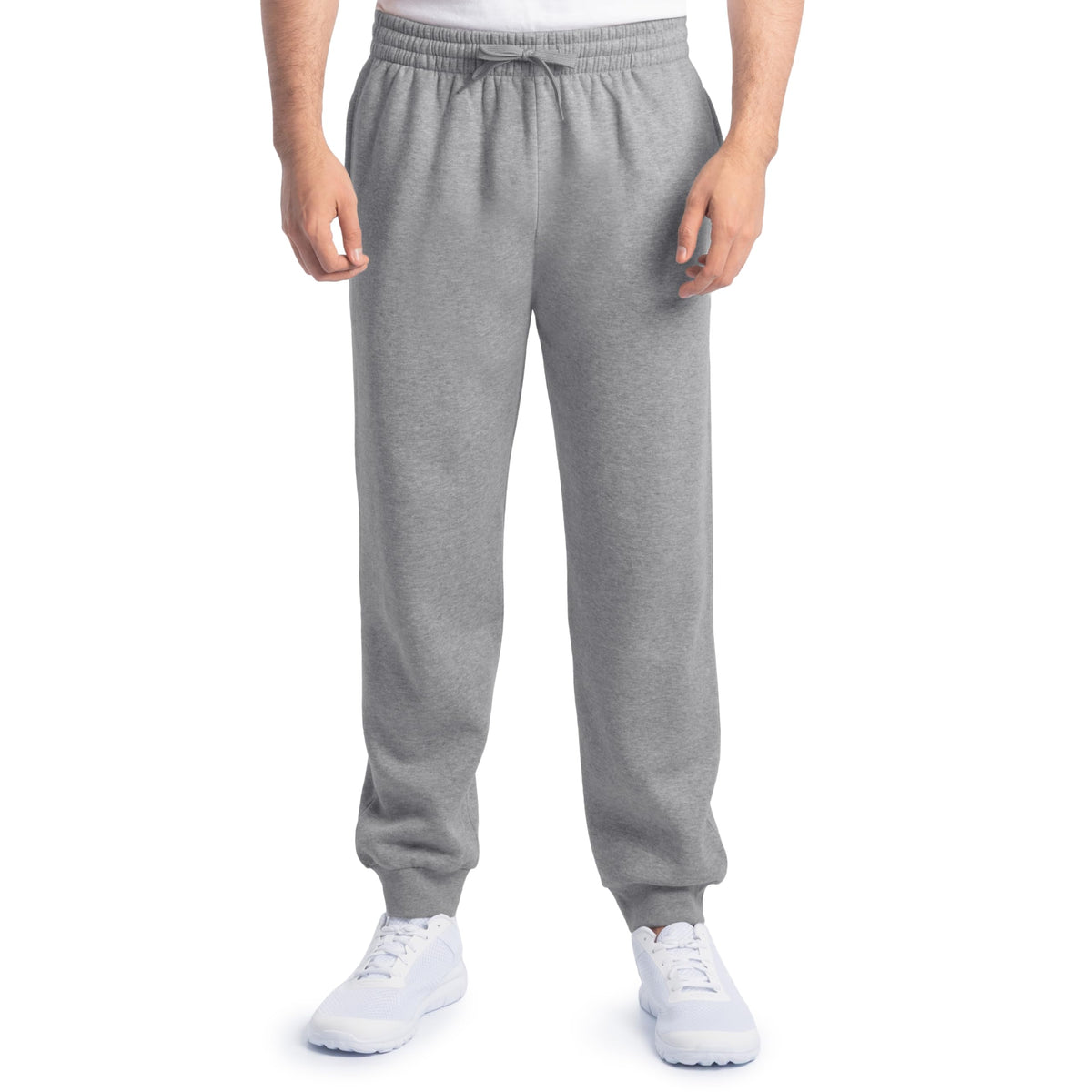 Fruit of The Loom Eversoft Fleece Joggers with Pockets, Relaxed Fit, Moisture Wicking, Breathable, Tapered Sweatpants
