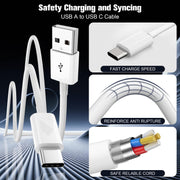 Car CarPlay Cable for iPhone18 Pro Max 17/16/15, USB A to USB C for Carplay | Compatible with iPhone 18/17/16/15 Plus,Pro,Pro Max, iPad USB C Cable 10th, iPad Air Car Charger Cable Cord 3FT (White)