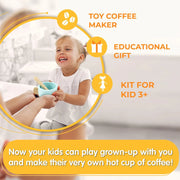 ☕ Wooden Coffee Maker for Kids 🌿