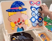 🧲 Magnetic Puzzle Dress-Up Playset ✨