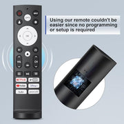 Replacement Remote Control for Hisense Smart Google TV，for Hisense UHD 4K ULED Google TVs