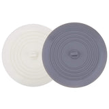 V-TOP Tub Stopper 2 Pack, 6 inches Large Silicone Drain Plug Hair Stopper Flat Suction Cover for Kitchen Gadgets Bathroom Accessories and Laundry