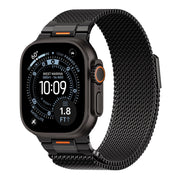 Milanese Loop for Apple Watch Ultra 4/3/2 Band 49mm 40/41/42/44/45/46mm Men | Tactical Mecha Strap,Military-Grade Design,Magnetic Metal Mesh Wristband,iWatch Ultra 2/3/4 Series 12/11/10/9/8/7/6/5/4 SE