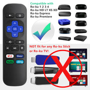 (2 Pack) Replacement Remote for Roku Box Express Player Premiere Control | for Roku 1 2 3 4,NOT for TV or Stick, No Setup Required, Infrared Remote, with User Manual, 4 Shortcuts, ABS Material