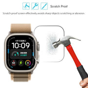 Ailun 3 Pack Screen Protector for Apple Watch Ultra 4/3/2/Ultra [Clear] | 49mm, Tempered Glass Film, Anti-Scratch, High Definition, Touch Sensitive