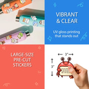 🐾 Uplifting Animal Affirmation Stickers