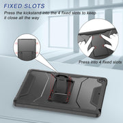 Soke Case for iPad 9th/8th/7th Generation 10.2-Inch - Black | Built-in Screen Protector and Kickstand, Rugged Full Body Protective Cover for Apple iPad Gen 9/8/7 2021/2020/2019