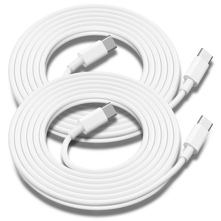 USB C to USB C Charging Cable for Apple 2Pack 10ft, Long Type C to C Cord | Fast Charger for iPhone 18/Duo/17/Air/16/15/E/Pro/Plus/Pro Max, for MacBook Pro/Air, for iPad Pro,Air 4/5,Mini 6/7 60W