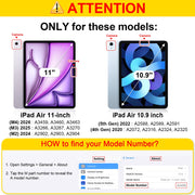 Fintie Clear Case for iPad Air 11-inch & iPad Air 5th/4th Generation 10.9"