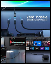 Silkland 8K HDMI Extension Cable 3.3FT HDMI Extender 2.1, 8K@60Hz 4K@120Hz