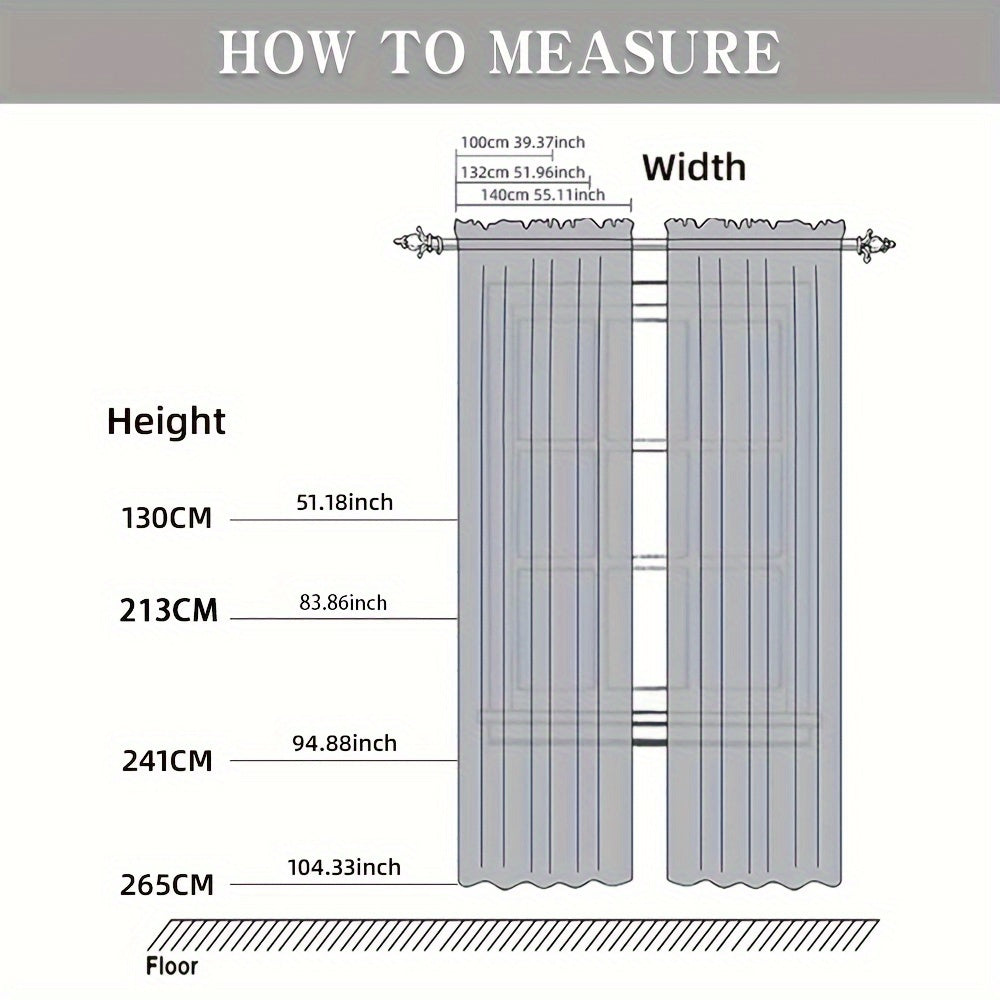 2Panels Exquisite Cloth Yarn Integrated Embroidered Blackout Curtains, Modern Polyester Artificial Pearl Decoration, Elegant Blackout Curtains Suitable For Bedrooms, Enhanced Privacy And Style, Perfect For Modern Home Decor.