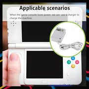 3DS Charger, DTOL 3DS Charger Compatible with Nintendo 3DS/ DSi/DSi XL/ 2DS/ 2DS XL/New 3DS 100-240V Wall Plug Adapter 2 Pack