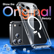 CANSHN Magnetic Shockproof for iPhone 18 Pro Case, Clear | Full Camera Protection, Compatible with MagSafe, Crystal Clear, Military-Grade Protection, Scratch Resistant, Slim Fit