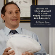 Contour Legacy Leg & Knee Foam Support Pillow for Side Sleepers Soothing Relief for Back, Hips, Knees, Joints, Nerves & Muscles