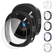 Tensea [5+5Pack for Samsung Galaxy Watch 8/9 Screen Protector Case 44mm | Hard PC Bumper/HD Tempered Glass Protective Film Accessories, Face Cover Set, Galaxy Watch 8/9 44 mm Case for Women Men