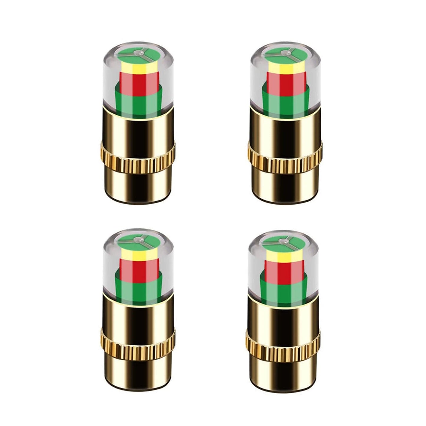 🔥 4Pcs Car Tire Pressure Monitor Valve Stem Caps
