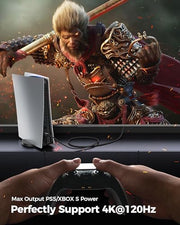 Silkland Certified HDMI 2.1 Cable Ultra High Speed 48Gbps Braided HDR 6.6FT | 4K@240Hz 144Hz 120Hz, 8K@60Hz, 1440P, HDR10+, eARC, HDCP 2.3, Dolby Atmos, DTS:X, Xbox, PS5, PS4, Roku TV, Monitor, PC TV