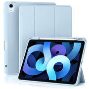 Akkerds for iPad Air 11 Inch Case M4/M3/M2, Air 5th/4th Gen 10.9, Sky Blue | With Pencil Holder, for iPad Air Case 2026/2025/2024/2022/2020, Soft TPU Back, Slim Trifold Stand Cover, Auto Sleep/Wake