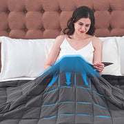 yescool Weighted Blanket for Adults 20lbs Queen Size, 60" x 80", Grey