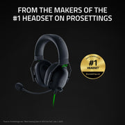 Razer BlackShark V2 X Gaming Headset: 7.1 Surround Sound - 50mm Drivers - Memory Foam Cushion - For PC, PS4, PS5, Switch - 3.5mm Audio Jack - Black