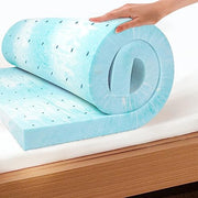 EGO 3 Inch Queen Mattress Topper Gel Memory Foam for Pressure Relief | Cooling Gel Infused, Ventilated Design Bed Topper in a Box, CertiPUR-US Certified, 80"Lx60"W
