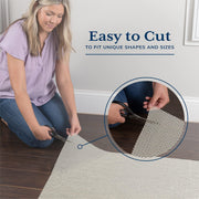 Veken Non Slip Rug Pad Gripper for Hardwood Floors, Strong Anti Slip and Skid Mat, Keep Rugs Safe and in Place for Tile, Carpet Liner Grippers Under Area Rugs, 2x3 Ft Pads