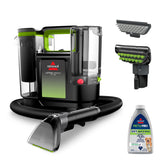 BISSELL Little Green Max Pet SmartMix Carpet Cleaner, 38572 | SmartMix Technology auto-mixes solution; self-cleaning tough stain tool; upholstery & car detailing