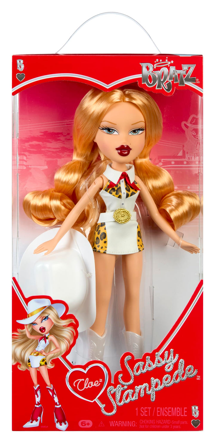 Bratz Sassy Stampede Cloe Fashion Doll with Accessories: Western, Cowgirl Style Clothes & Accessory Pieces﻿