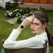 Witzon Floral Silicone Band Compatible with Apple Watch Bands For Women | 40mm 41mm 38mm 42mm 44mm 45mm 46mm 49mm, Engraved Cute Dressy Strap for iWatch Series 12 11 10 9 8 7 6 5 SE Ultra 4 3 2 1
