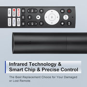 Replacement Remote Control for Hisense Smart Google TV，for Hisense UHD 4K ULED Google TVs