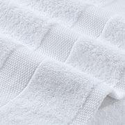 White Bath Towels 24x50 Inch, 6 Pack - Extra Absorbent Cotton Towel Set for Bathroom