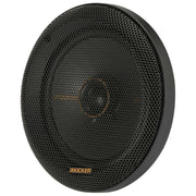 KICKER 51KSC6504 KS-Series 6.5" Coaxial Speakers with .75" tweeters, 4-Ohm, Pair