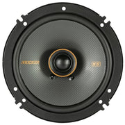 KICKER 51KSC6504 KS-Series 6.5" Coaxial Speakers with .75" tweeters, 4-Ohm, Pair