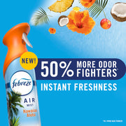 Febreze Air Mist, Air Freshener, Odor Fighting Room Spray, Deodorizer for Home Bathroom Kitchen Office Apartment, Soothe & Restore, Refresh & Energize, Romance & Desire Variety Pack, 8.1oz (Pack of 3)