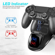 OIVO PS4 Controller Charger Dock Station, 1.8Hrs PS4 Controller Charging Dock, Charging Station Replacement for PlayStation 4 Dualshock 4 Charger